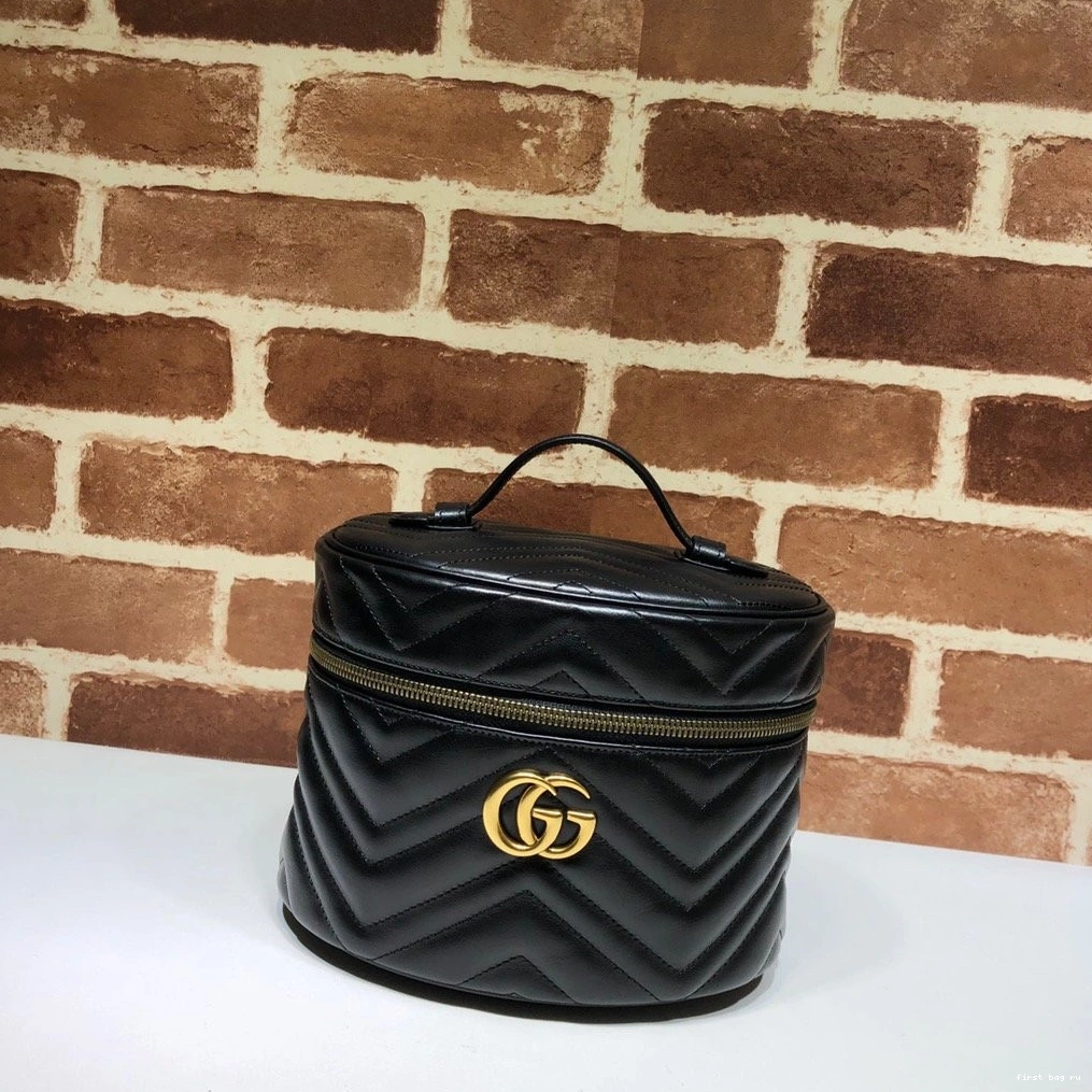 First bag ru small case cosmetic GUCCI GG Marmont 0711